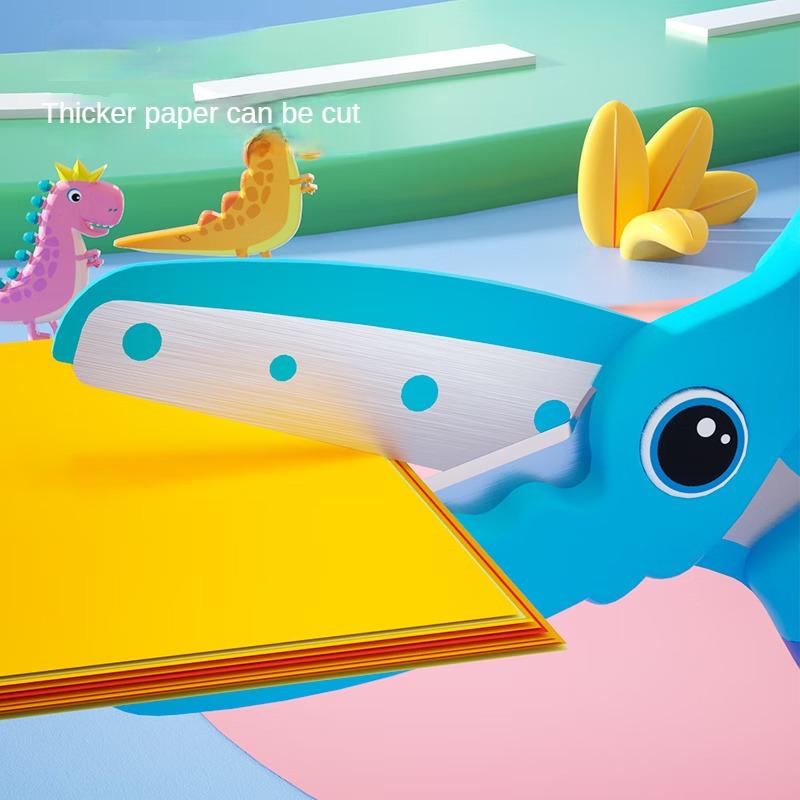 M&G 135mm Scissors Labor Saving Hand Protector Cartoon Handmade Paper Scissors for Kids Small Dinosaur Blue Pink
M&G 135mm Scissors Labor Saving Hand Protector Cartoon Handmade Paper Scissors for Kids Small Dinosaur Blue Pink
