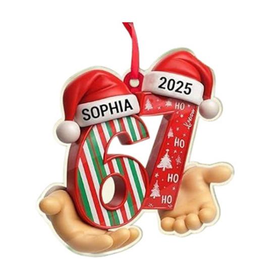 Рождественская подвеска в полоску, номер 6 7, шарм, 2D акриловая подвеска для подвешивания, праздничное украшение для вечеринки, дома, праздничного настроения C
Рождественская подвеска в полоску, номер 6 7, шарм, 2D акриловая подвеска для подвешивания, праздничное украшение для вечеринки, дома, праздничного настроения C