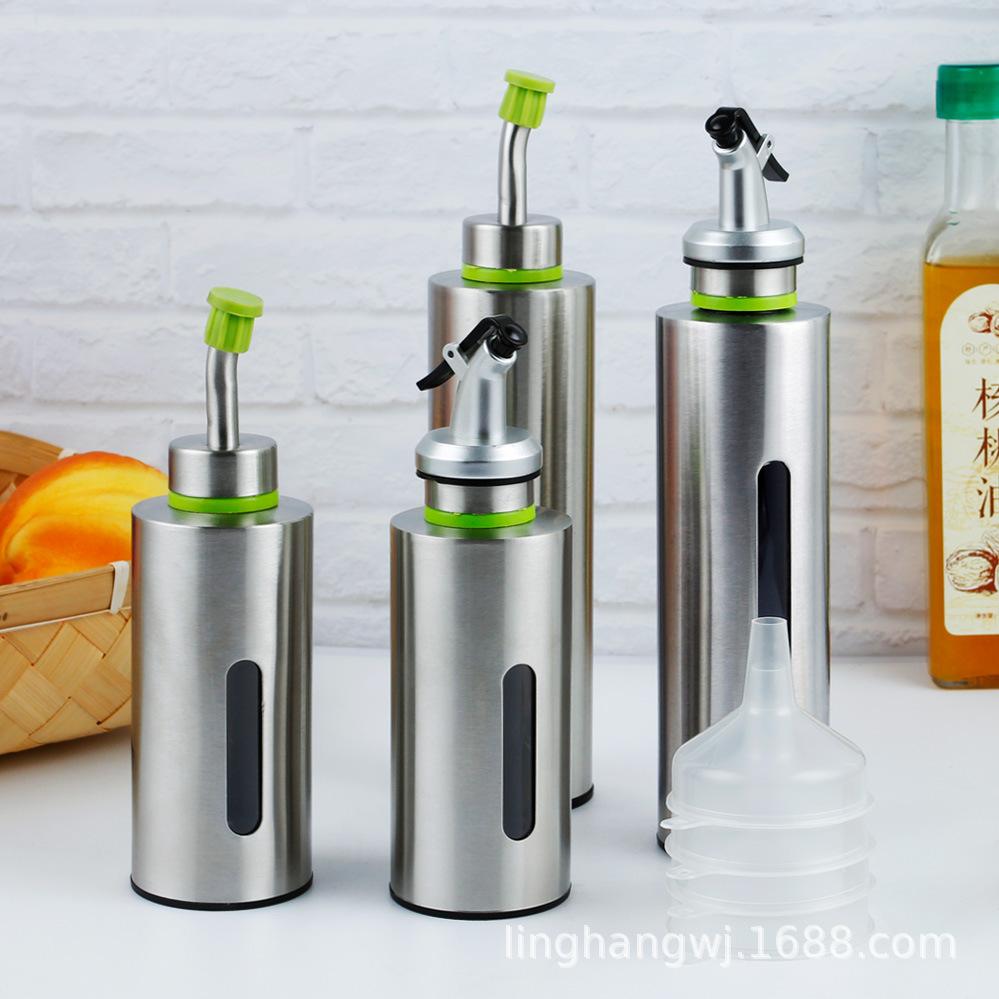 Stainless Steel Leak-Proof Oil & Sauce Bottle for Kitchen Use Type A 150ml
Stainless Steel Leak-Proof Oil & Sauce Bottle for Kitchen Use Type A 150ml