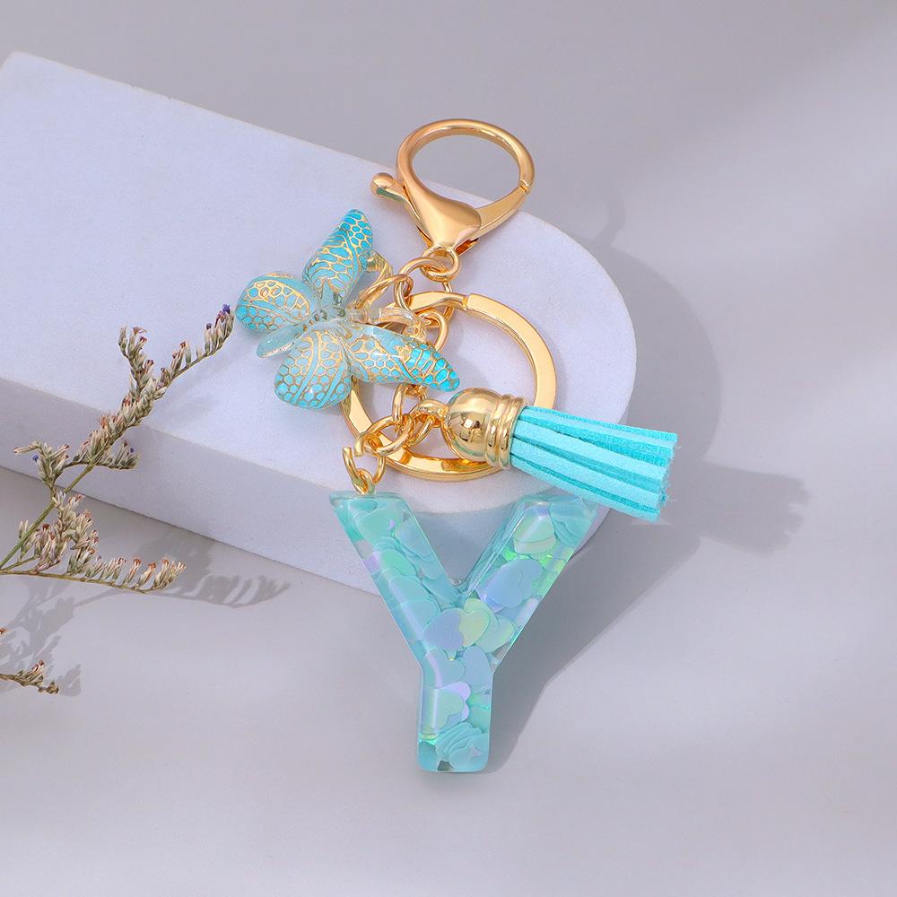 Ключниця з зеленим серцем та блискітками, підвіска з англійською літерою, брелок для сумки One Size
Ключниця з зеленим серцем та блискітками, підвіска з англійською літерою, брелок для сумки One Size