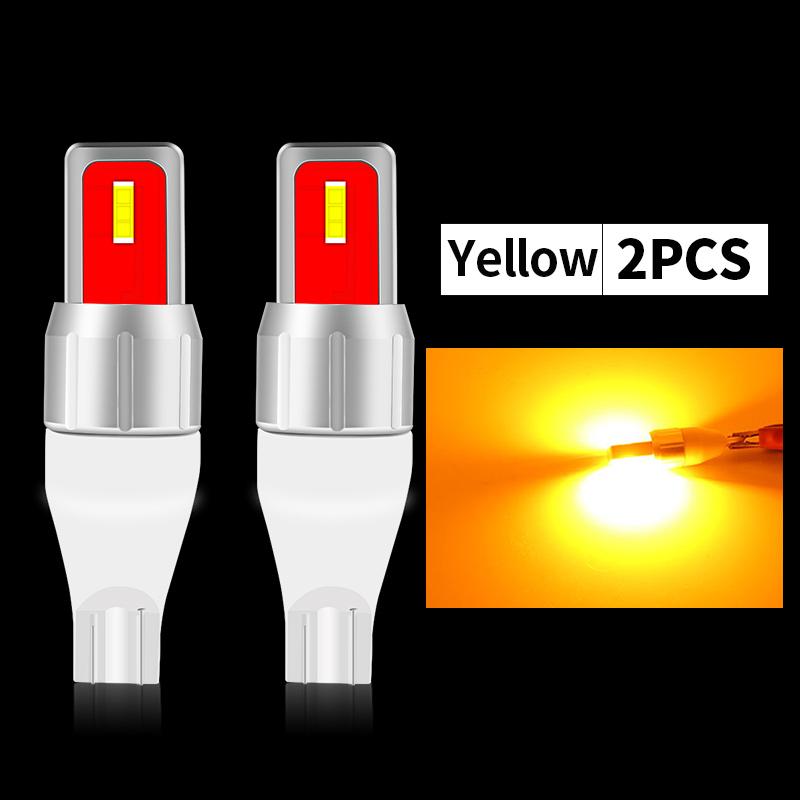 2PCS T15 White 3000K/Yellow 6000K Bulbs LED Reverse Light Backup Lamp W16W 2000LM 12V 921 912 Driving Lamp Car Accessories
2PCS T15 White 3000K/Yellow 6000K Bulbs LED Reverse Light Backup Lamp W16W 2000LM 12V 921 912 Driving Lamp Car Accessories