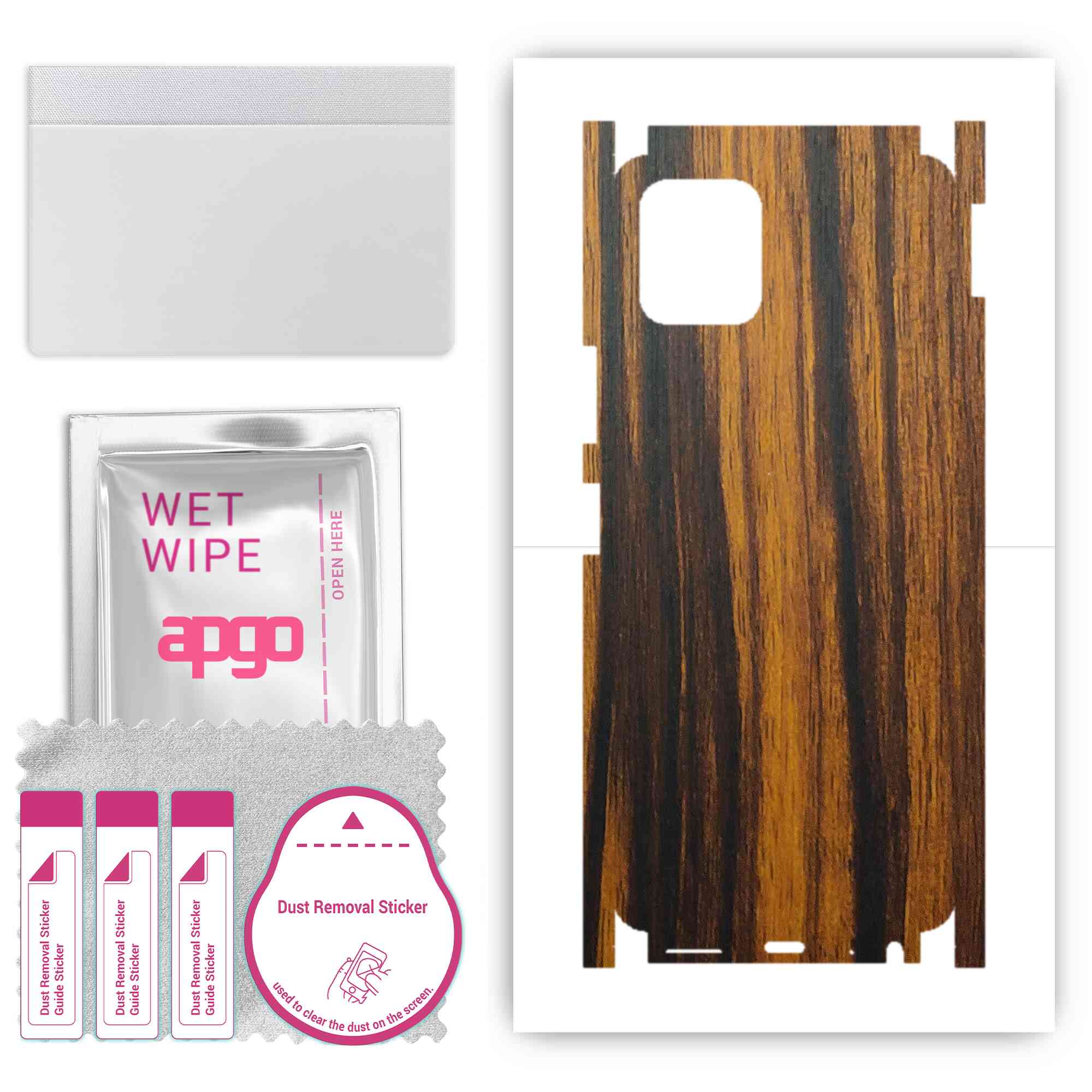 apgo Protective Skin Sticker for the back+sides compatible with Vivo Y52s, Full Wrap Film, Foil, Vinyl - Pattern Tigerwood
apgo Protective Skin Sticker for the back+sides compatible with Vivo Y52s, Full Wrap Film, Foil, Vinyl - Pattern Tigerwood