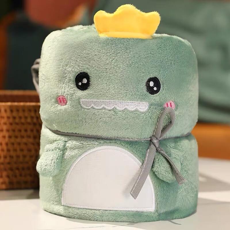 Маленький фланелевый плед для сна с динозавриком
Маленький фланелевый плед для сна с динозавриком