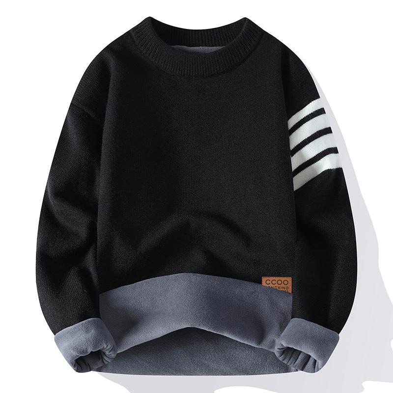 Trendy Fleece-Lined Winter Sweater: Thick, Warm Knitwear with Semi-High Neck for Autumn and Winter M чорний
Trendy Fleece-Lined Winter Sweater: Thick, Warm Knitwear with Semi-High Neck for Autumn and Winter M чорний
