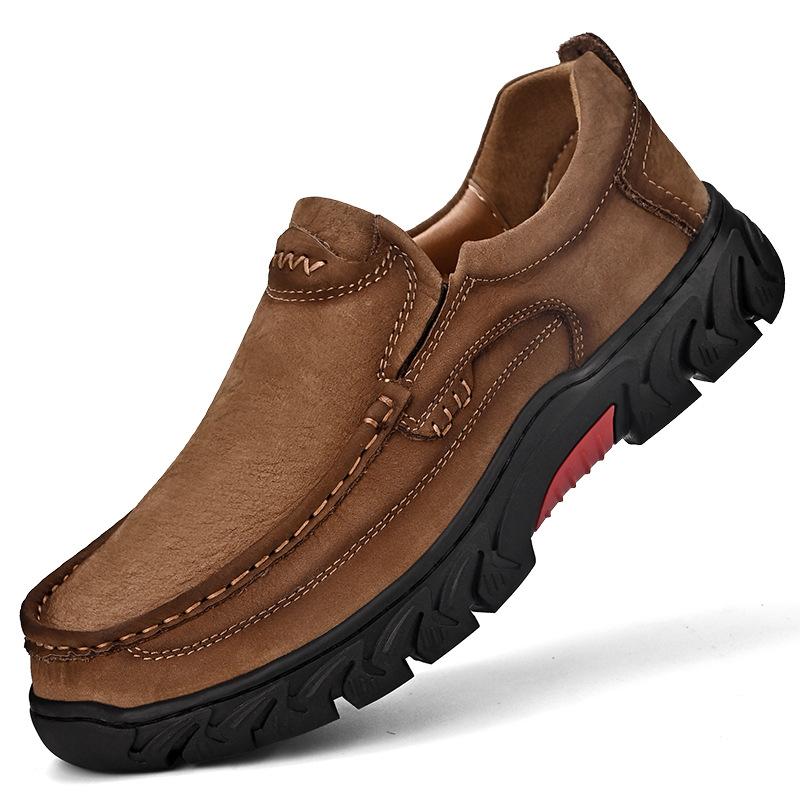 Большие размеры кожаных ботинок, мужских, для альпинизма, походных, кожаных, повседневных, на платформе, нескользящих, модных, универсальных, весенних и осенних, мужских кожаных ботинок 46 коричневый
Большие размеры кожаных ботинок, мужских, для альпинизма, походных, кожаных, повседневных, на платформе, нескользящих, модных, универсальных, весенних и осенних, мужских кожаных ботинок 46 коричневый