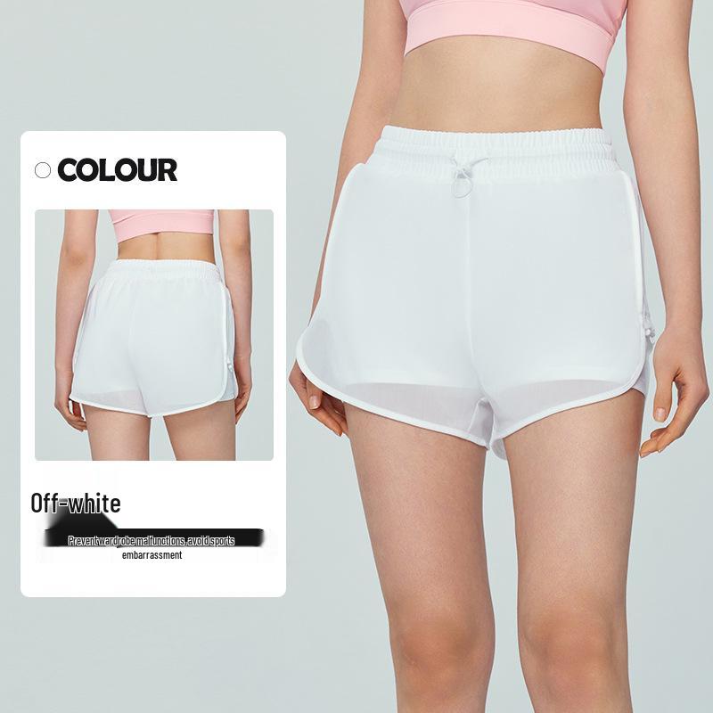 Женские спортивные шорты с высокой талией, сетчатые, на кулиске - контроль живота, защита от просвечивания, для бега и велоспорта Medium покинуть белый
Женские спортивные шорты с высокой талией, сетчатые, на кулиске - контроль живота, защита от просвечивания, для бега и велоспорта Medium покинуть белый