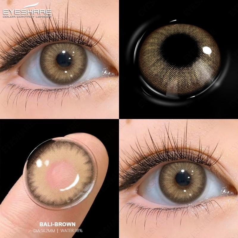 (0~-7.00 Диоптрия) EYESHARE Цветные контактные линзы с диоптриями для коррекции миопии Натуральные серые зрачки Коричневые линзы -5.00
(0~-7.00 Диоптрия) EYESHARE Цветные контактные линзы с диоптриями для коррекции миопии Натуральные серые зрачки Коричневые линзы -5.00