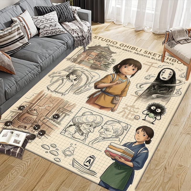 Retro Spirited Away Pattern Square Carpet,Area Rug,Carpet Rug for Living Room Bedroom Sofa Playroom Decor,Non-slip Floor Mat 40x60cm( 15x23in )
Retro Spirited Away Pattern Square Carpet,Area Rug,Carpet Rug for Living Room Bedroom Sofa Playroom Decor,Non-slip Floor Mat 40x60cm( 15x23in )