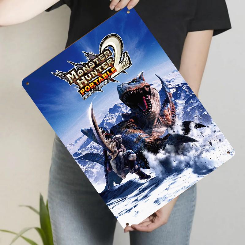 Monster Hunter Portable Game Poster Metal Wall Art Decor for Home Office Gaming Room 20x30cm(7.8x11.8inch)
Monster Hunter Portable Game Poster Metal Wall Art Decor for Home Office Gaming Room 20x30cm(7.8x11.8inch)