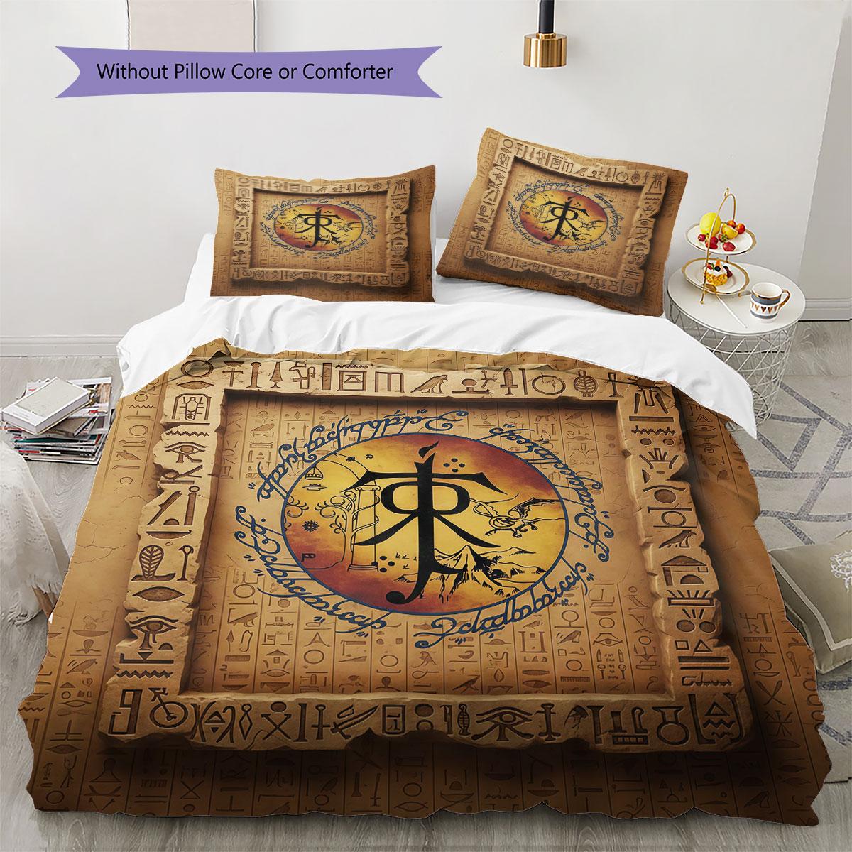 TheLordoftheRings Pattern Bedding Quilt Set Quilt Cover Pillowcase Home Decoration Birthday Gift (1 * duvet cover + 2 * pillowcase, without core) 135x200cm
TheLordoftheRings Pattern Bedding Quilt Set Quilt Cover Pillowcase Home Decoration Birthday Gift (1 * duvet cover + 2 * pillowcase, without core) 135x200cm