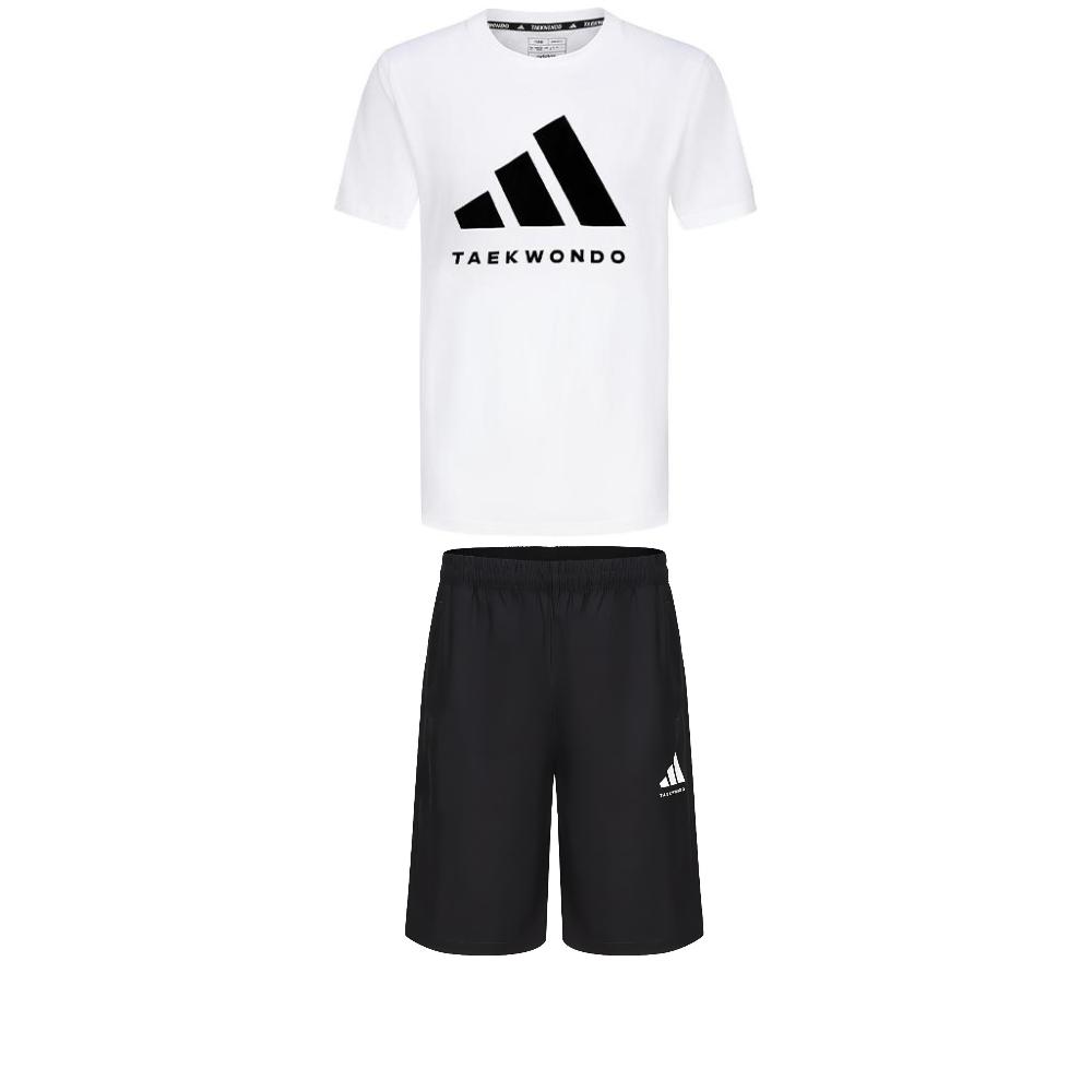 Adidas Taekwondo Breathable Round Neck Pullover Short Sleeve T-Shirt Simple Fashion Lace-Up Shorts Casual Sports Suit ADICLTS24TK-WB+S21ATMSH3T-BW S
Adidas Taekwondo Breathable Round Neck Pullover Short Sleeve T-Shirt Simple Fashion Lace-Up Shorts Casual Sports Suit ADICLTS24TK-WB+S21ATMSH3T-BW S