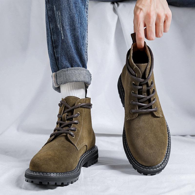 Anti-velvet leather Martin boots men s 2025 new autumn and winter mid-help boots American retro tooling boots 1143-R 44 хакі
Anti-velvet leather Martin boots men s 2025 new autumn and winter mid-help boots American retro tooling boots 1143-R 44 хакі
