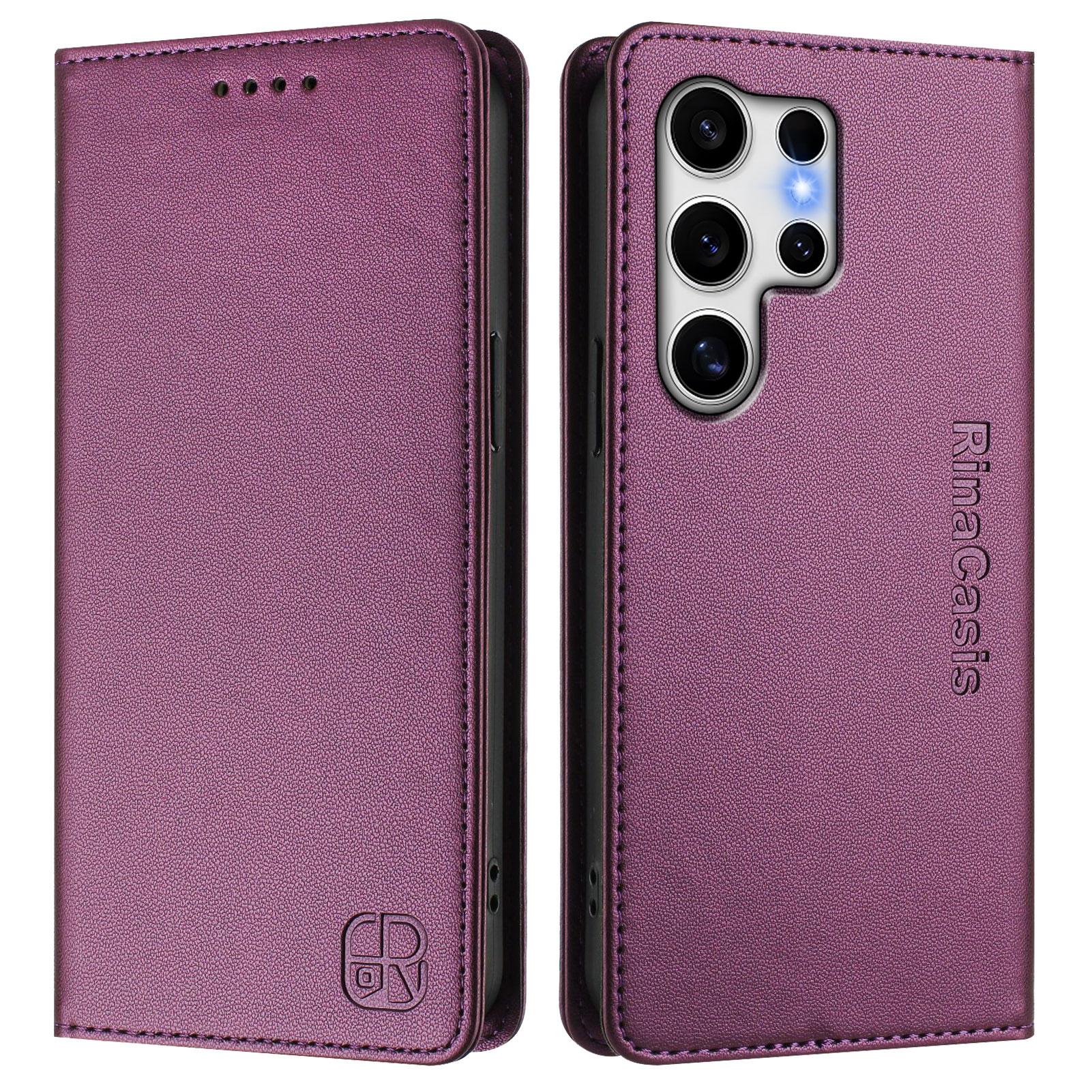 For Samsung Galaxy S25 Ultra RINACASIS RC01 Leather Case RFID Blocking Wallet Stand Magnetic Closing Shockproof Phone Cover Violet
For Samsung Galaxy S25 Ultra RINACASIS RC01 Leather Case RFID Blocking Wallet Stand Magnetic Closing Shockproof Phone Cover Violet