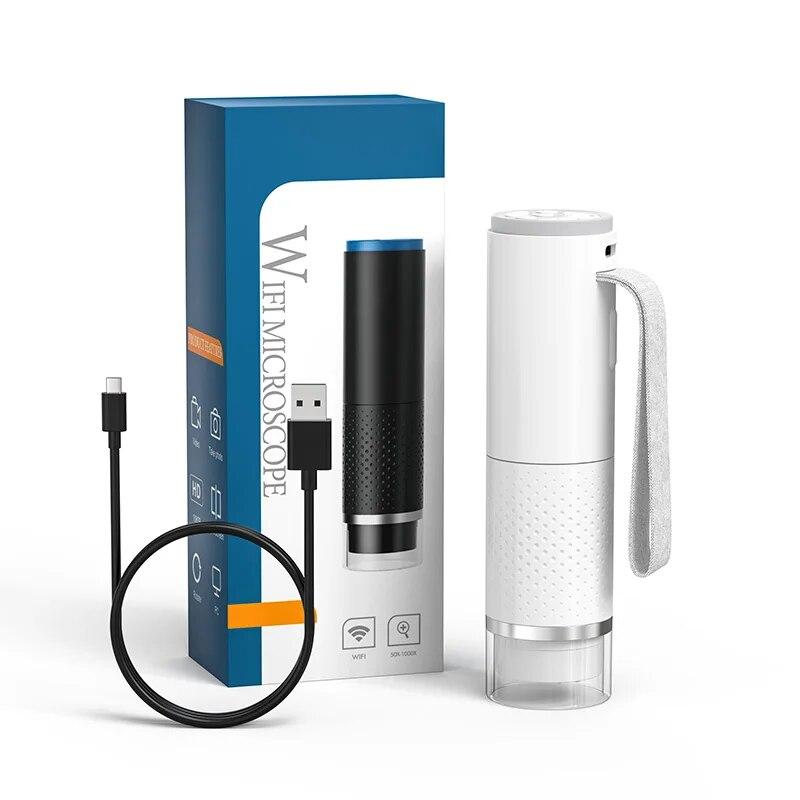 WiFi цифровой микроскоп зум камера увеличительное стекло 50X-1000X 2MP USB электронные микроскопы для ремонта кожи осмотр Android IOS ПК White 1000X белый
WiFi цифровой микроскоп зум камера увеличительное стекло 50X-1000X 2MP USB электронные микроскопы для ремонта кожи осмотр Android IOS ПК White 1000X белый