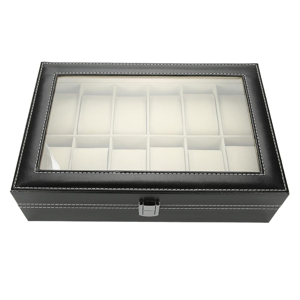 12 Grids PU Leather Watch Display Case Storage Box Organizer Watch Jewelry Display Box
12 Grids PU Leather Watch Display Case Storage Box Organizer Watch Jewelry Display Box