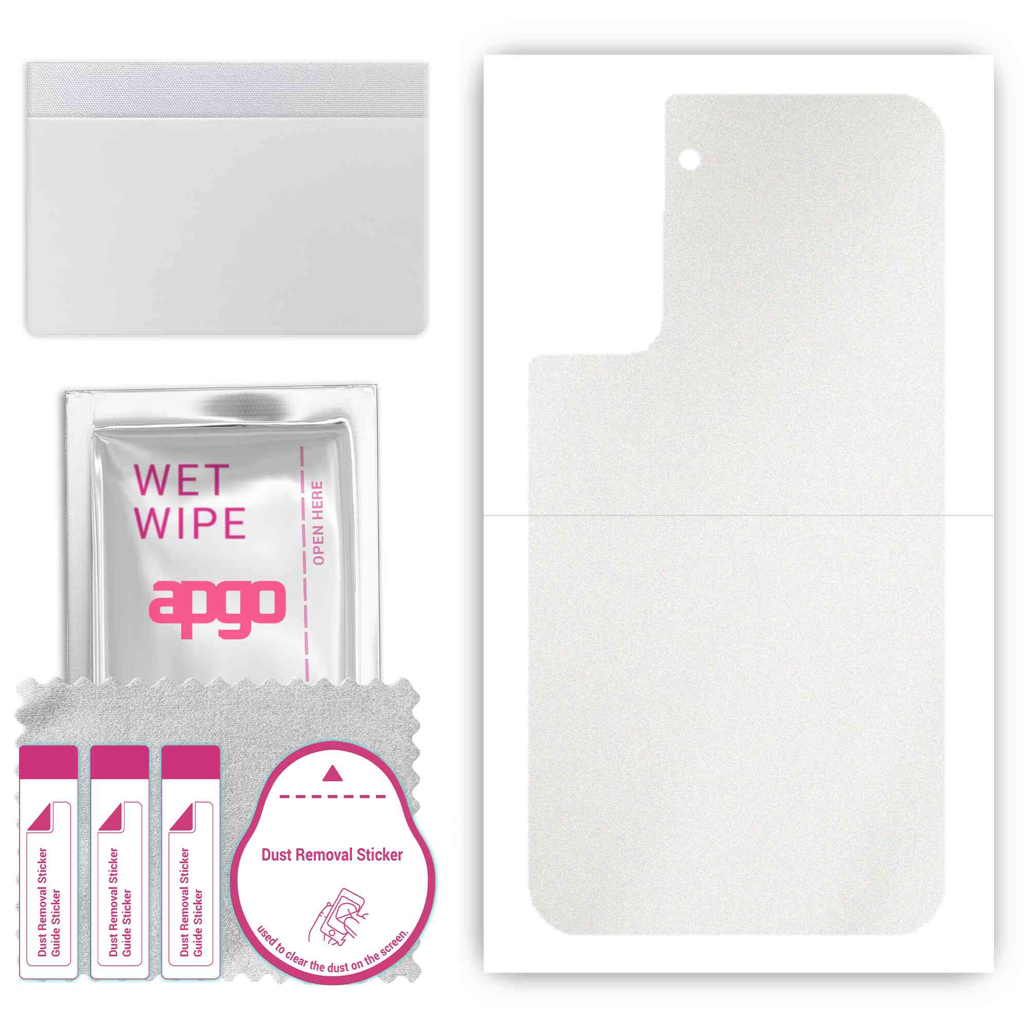 apgo Protective Skin Sticker for the back compatible with Samsung Galaxy S21 5G, Wrap Film, Foil, Vinyl - Pattern Matte Transparent
apgo Protective Skin Sticker for the back compatible with Samsung Galaxy S21 5G, Wrap Film, Foil, Vinyl - Pattern Matte Transparent