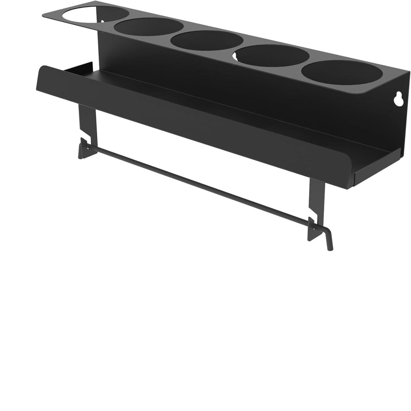Metal Aerosol Spray Can Rack Wall Mounted Storage Organizer with Paper Towel Holder and Paint Bottle Slots for Workshop Home Tool Storage One Size чёрный
Metal Aerosol Spray Can Rack Wall Mounted Storage Organizer with Paper Towel Holder and Paint Bottle Slots for Workshop Home Tool Storage One Size чёрный