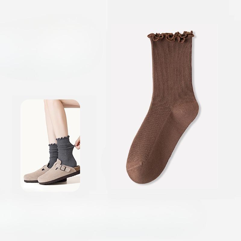 Female Spring and Autumn New Pure Cotton Tube Stack Socks 1 pair
Female Spring and Autumn New Pure Cotton Tube Stack Socks 1 pair