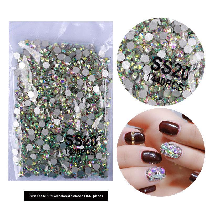 Серебряно-белые чешские стразы AB Fantasy Color для дизайна ногтей с бриллиантами - Super Flash, с плоским дном, не опадают
Серебряно-белые чешские стразы AB Fantasy Color для дизайна ногтей с бриллиантами - Super Flash, с плоским дном, не опадают