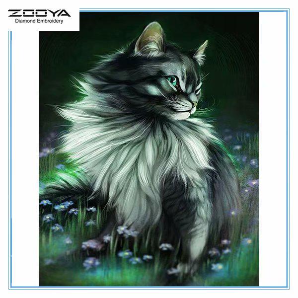 ZOOYA DIY 5D квадратный горный хрусталь красочный кот Алмазная вышивка картина вышивка крестом домашний декор
ZOOYA DIY 5D квадратный горный хрусталь красочный кот Алмазная вышивка картина вышивка крестом домашний декор