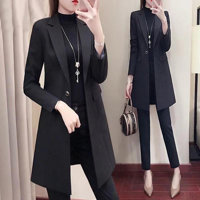 Plus Size Women s Slim Fit Blazer - Korean Style, Medium Long, Single Button, Fashionable & Versatile for Spring/Autumn 2026. 4XL чорний
Plus Size Women s Slim Fit Blazer - Korean Style, Medium Long, Single Button, Fashionable & Versatile for Spring/Autumn 2026. 4XL чорний