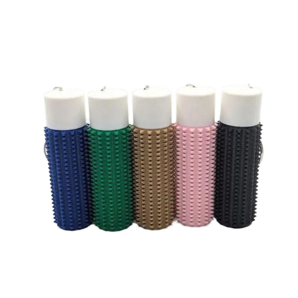 Lipstick Tube Stim Keychains Plastic Venting Key Pendant Roller Massage Key Chain for Gifts синій
Lipstick Tube Stim Keychains Plastic Venting Key Pendant Roller Massage Key Chain for Gifts синій