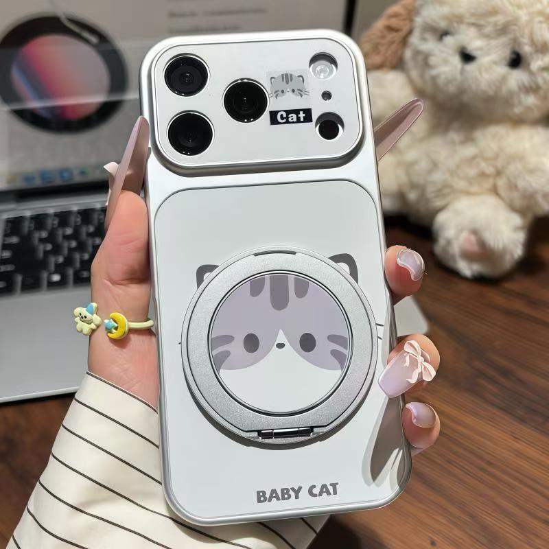 Adorable Big Head Cat Stand & Electroplated Case for iPhone 16 Pro Max & iPhone 17 iPhone 15 Pro Max
Adorable Big Head Cat Stand & Electroplated Case for iPhone 16 Pro Max & iPhone 17 iPhone 15 Pro Max