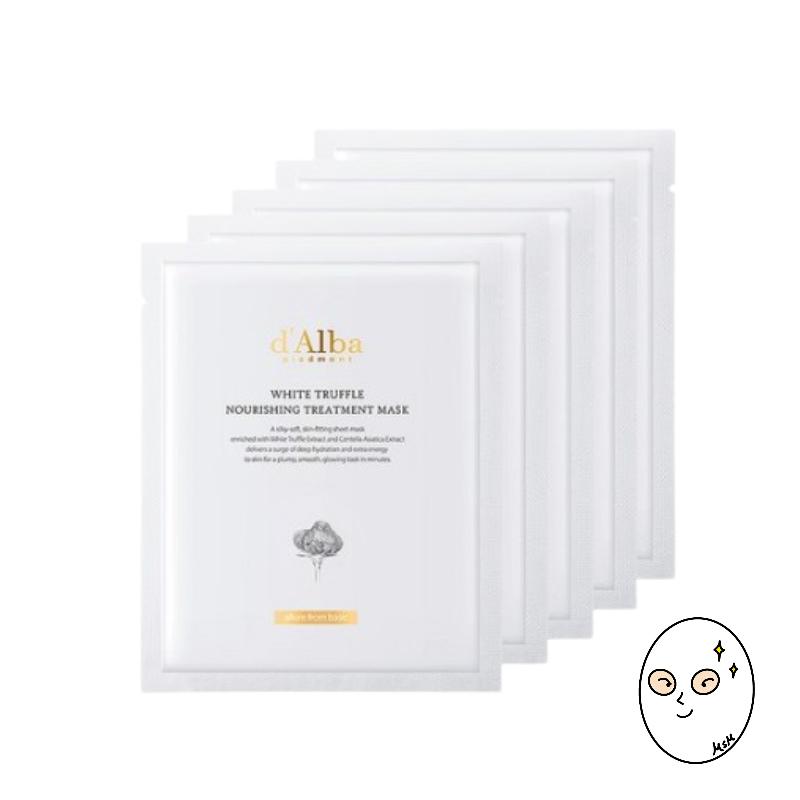 d Alba WHITE TRUFFLE NOURISHING TREATMENT MASK 1BOX (5 SHEETS)
d Alba WHITE TRUFFLE NOURISHING TREATMENT MASK 1BOX (5 SHEETS)