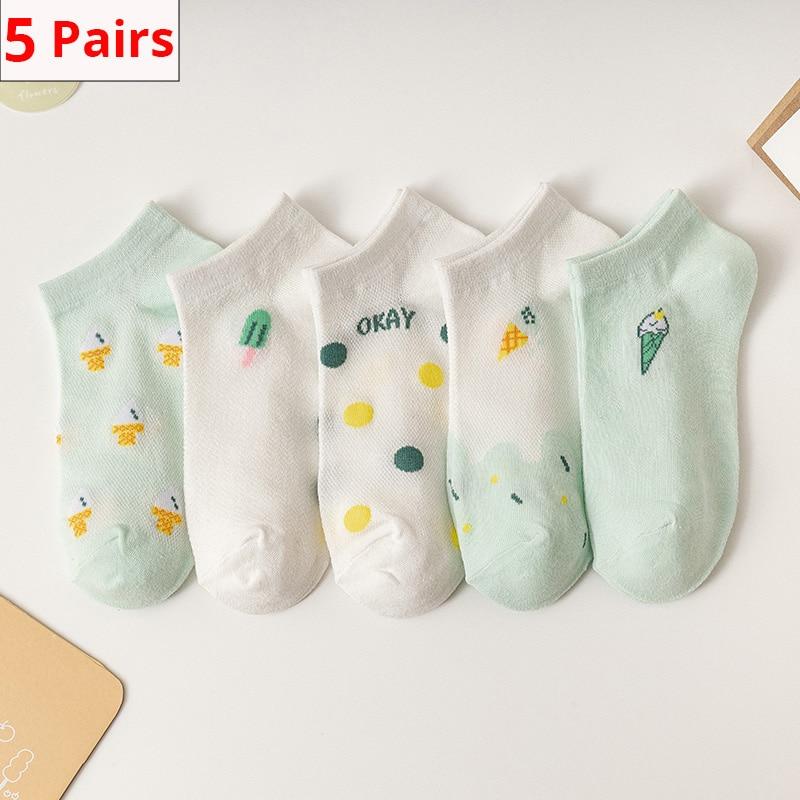 5 Pairs Of Womens Funny Socks Spring And Autumn Fruit Ice Cream Socks Harajuku Student Leisure Boat Socks
5 Pairs Of Womens Funny Socks Spring And Autumn Fruit Ice Cream Socks Harajuku Student Leisure Boat Socks