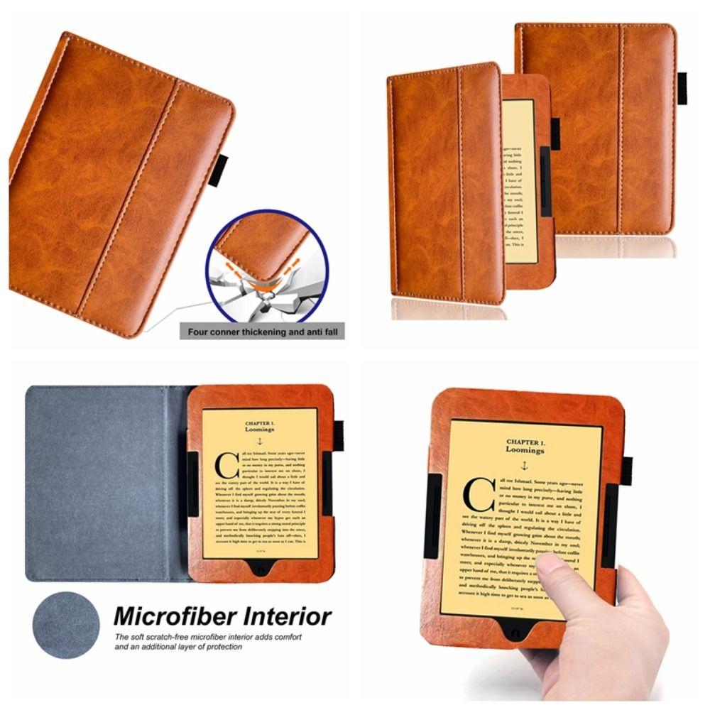 Leather E-Reader Case Anti-fall Back Cover Premium Folio Cover for Nook Glowlight Plus 2019
Leather E-Reader Case Anti-fall Back Cover Premium Folio Cover for Nook Glowlight Plus 2019