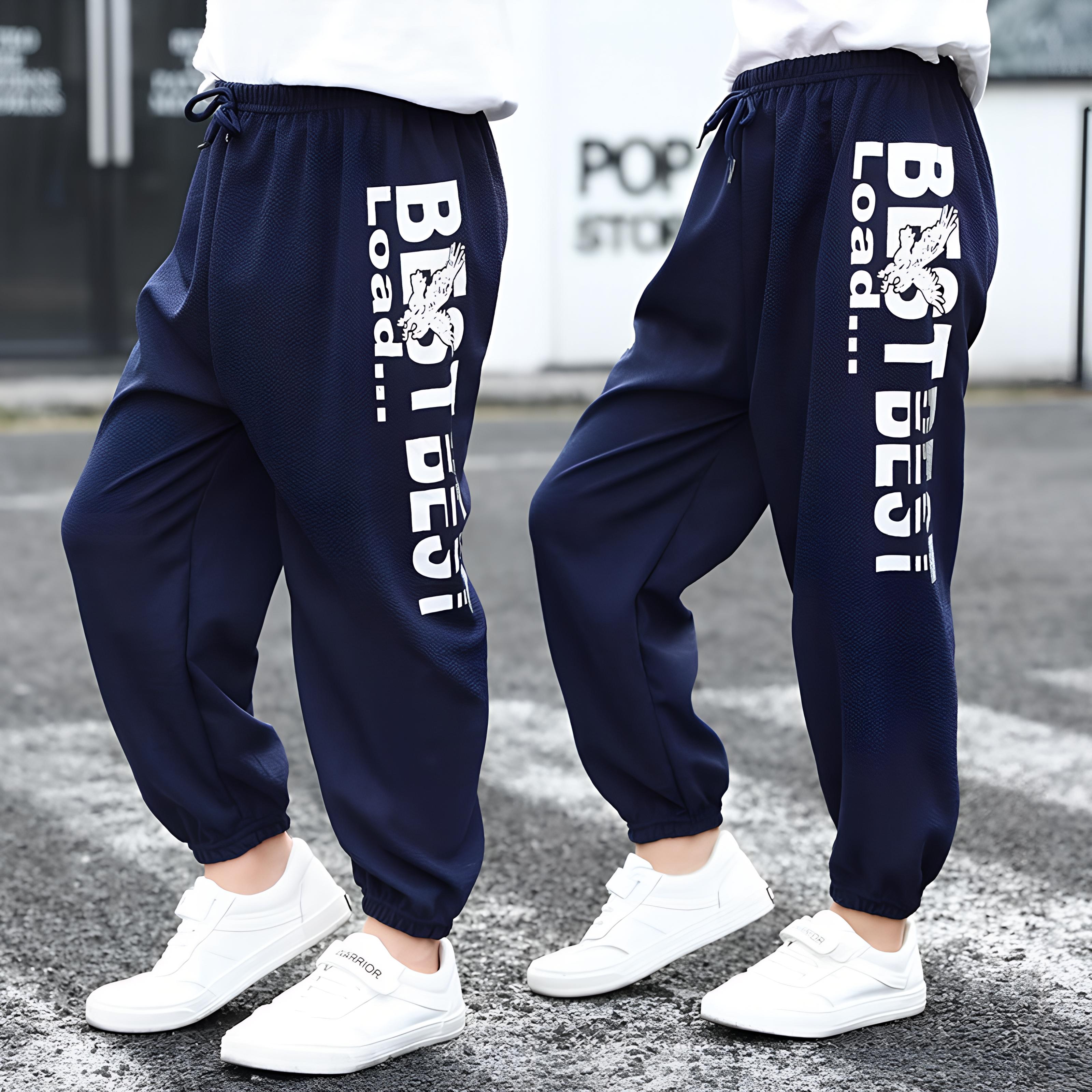 Order A Size Up Boys Letter Printed Sprots Long Pants Kids Children Casual Loose Drawstring Trousers 130 темно-синий
Order A Size Up Boys Letter Printed Sprots Long Pants Kids Children Casual Loose Drawstring Trousers 130 темно-синий