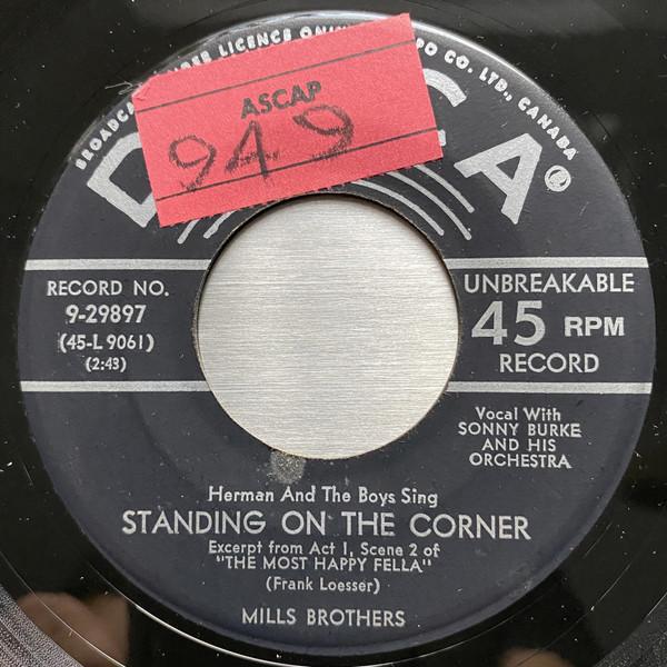 7-дюймовая пластинка MILLS BROTHERS Standing On The Corner King Porte 929897 Decca Канада Поп Б/у
7-дюймовая пластинка MILLS BROTHERS Standing On The Corner King Porte 929897 Decca Канада Поп Б/у