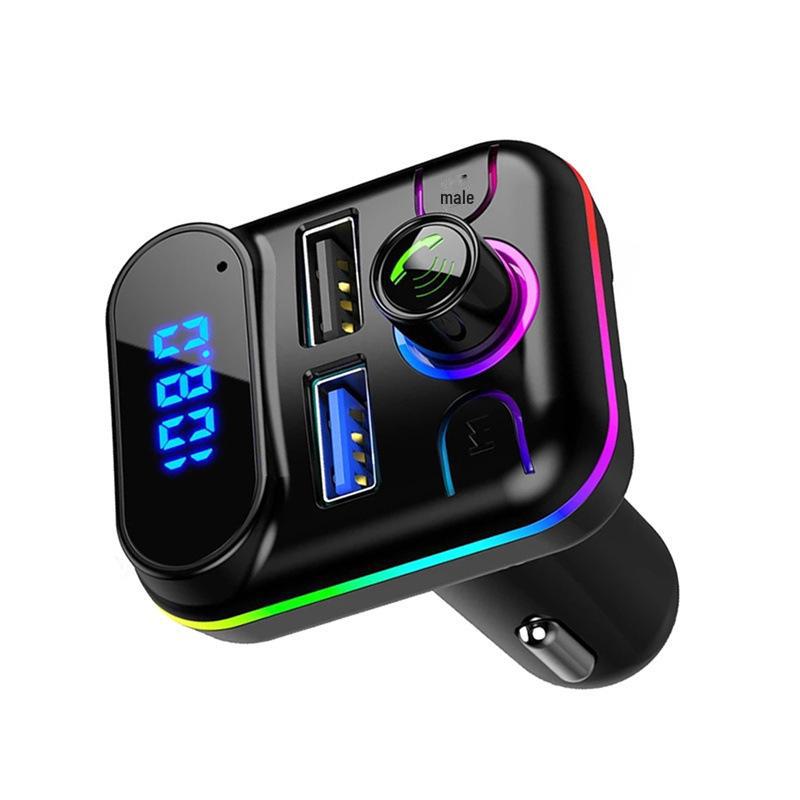 Bluetooth MP3-плеєр Автомобільний FM-передавач зі слотом для карт TF та подвійним USB-зарядним пристроєм M33
Bluetooth MP3-плеєр Автомобільний FM-передавач зі слотом для карт TF та подвійним USB-зарядним пристроєм M33