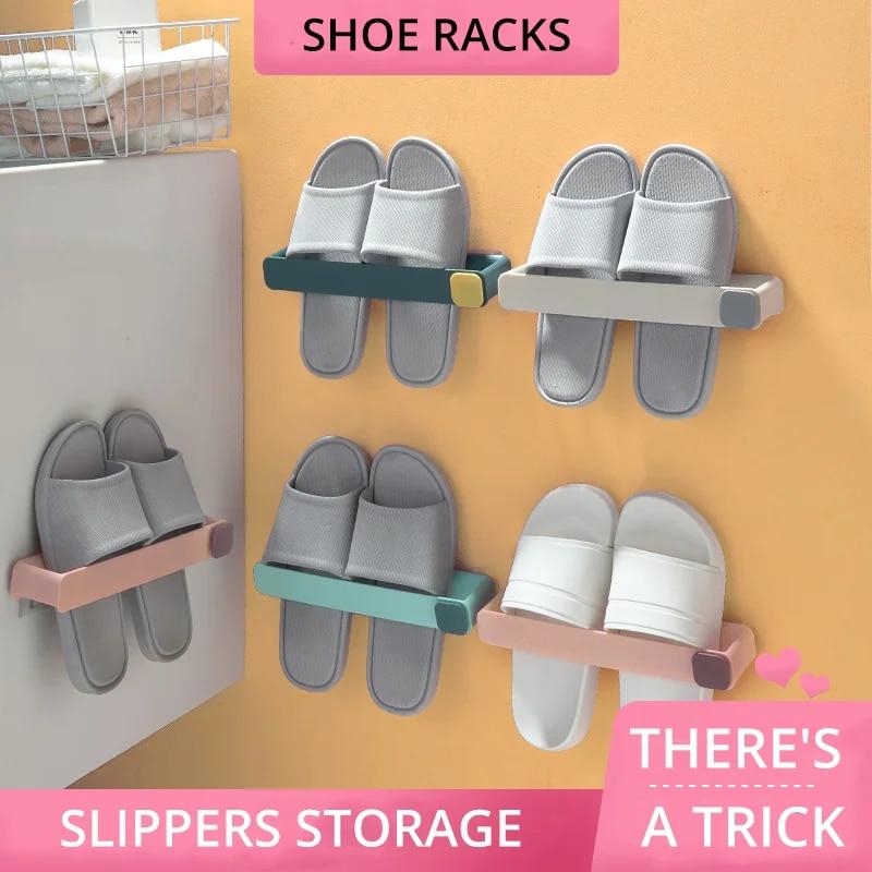 1 Pc Wall Mounted Shoes Rack Space Saving Slippers Storage Holder Folding Bathroom Towel Rack Bathroom Accessories
1 Pc Wall Mounted Shoes Rack Space Saving Slippers Storage Holder Folding Bathroom Towel Rack Bathroom Accessories