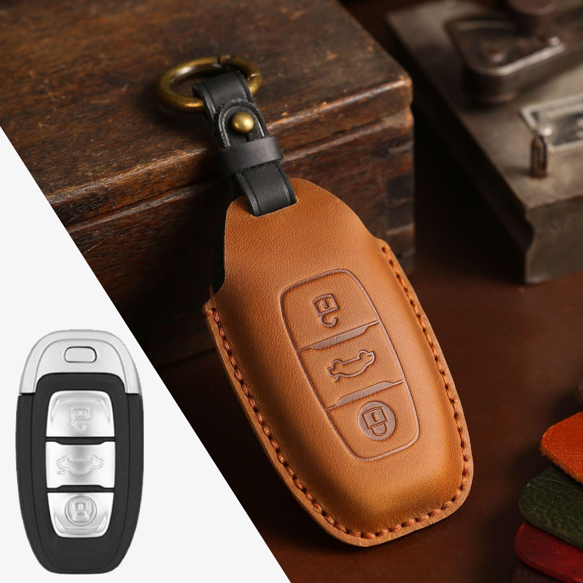 New product launch car key cover is suitable for Hongqi hs5 new H9 first-layer cowhide HS7 car key cover
New product launch car key cover is suitable for Hongqi hs5 new H9 first-layer cowhide HS7 car key cover