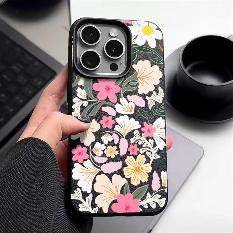 Цветной цветочный принт TPU мягкий чехол для телефона iPhone 16 Pro 15 Pro Max 14 13 12 11 матовая кожа текстура ударопрочный тонкий чехол на заднюю панель iPhone 16 чёрный
Цветной цветочный принт TPU мягкий чехол для телефона iPhone 16 Pro 15 Pro Max 14 13 12 11 матовая кожа текстура ударопрочный тонкий чехол на заднюю панель iPhone 16 чёрный
