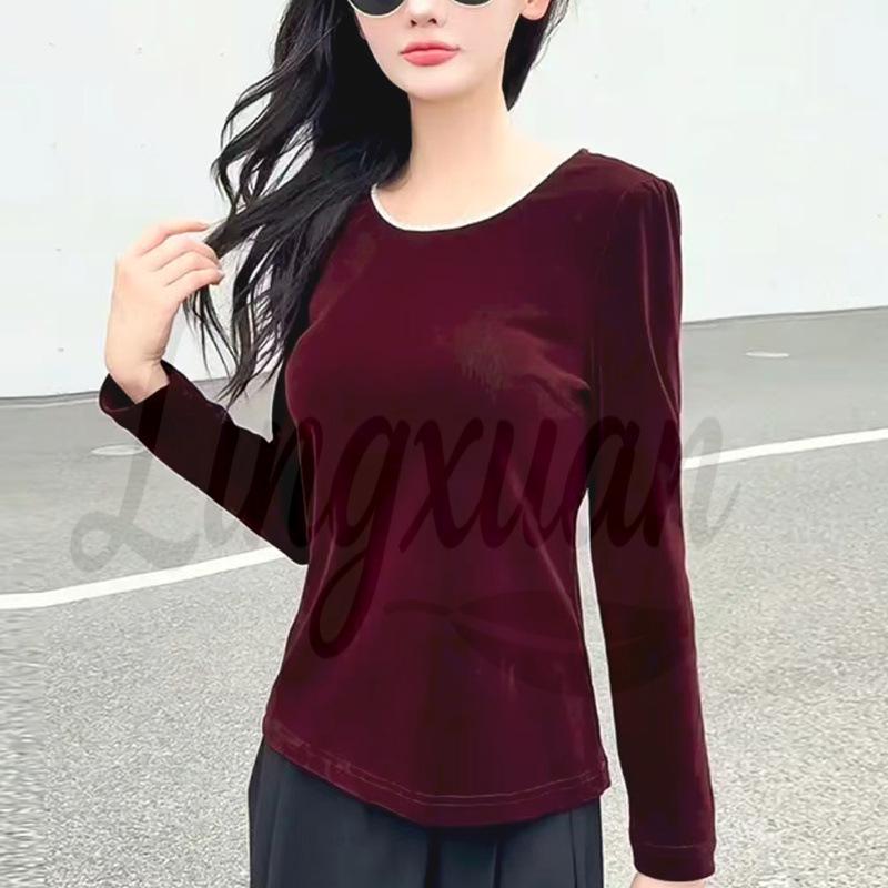 Women s Velvet Long-Sleeve T-Shirt - Elegant Base Layer for Autumn/Winter 2026 3XL червоний
Women s Velvet Long-Sleeve T-Shirt - Elegant Base Layer for Autumn/Winter 2026 3XL червоний