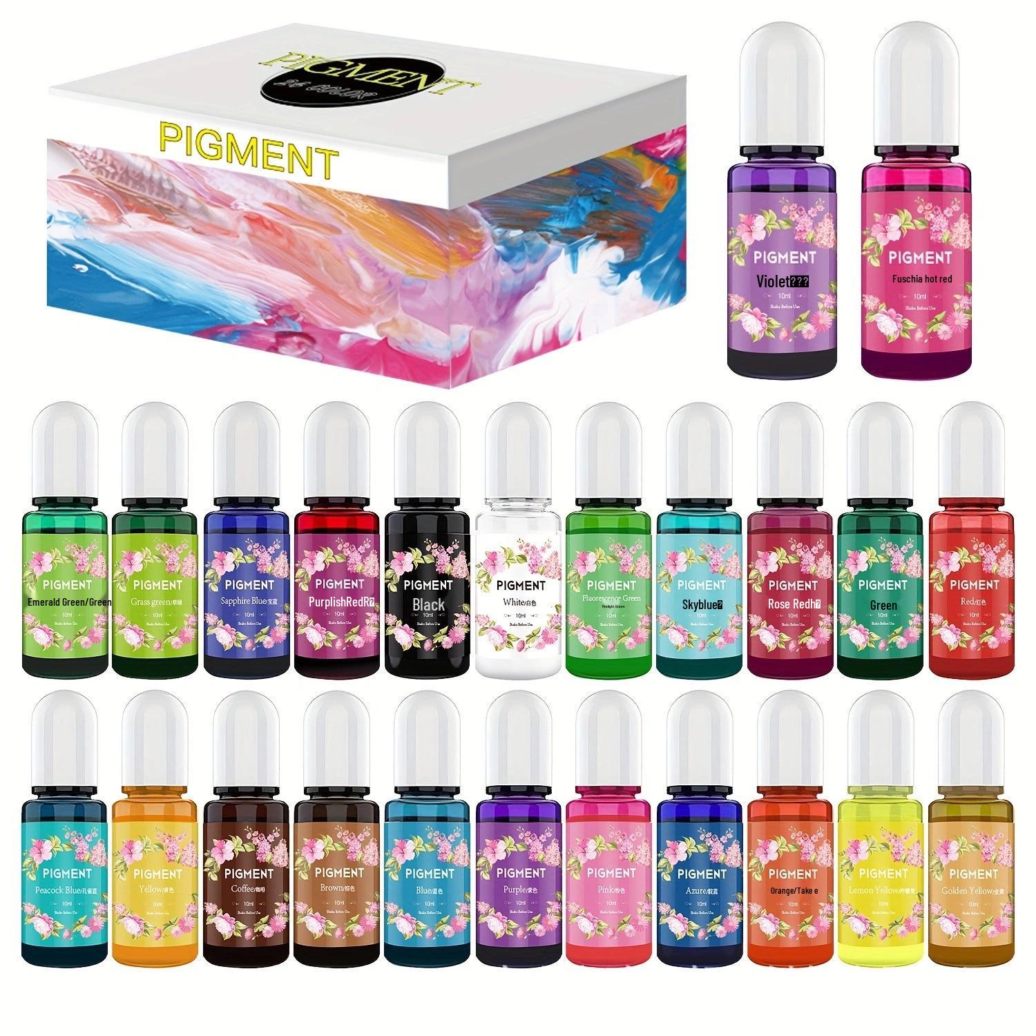 Набор цветной эпоксидной смолы: УФ-пигмент на масляной и водной основе
Набор цветной эпоксидной смолы: УФ-пигмент на масляной и водной основе