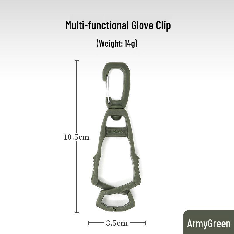 Outdoor Multi-purpose POM Glove Clip - Portable, Anti-lost Hook for Labor Protection Gloves армия зеленый
Outdoor Multi-purpose POM Glove Clip - Portable, Anti-lost Hook for Labor Protection Gloves армия зеленый