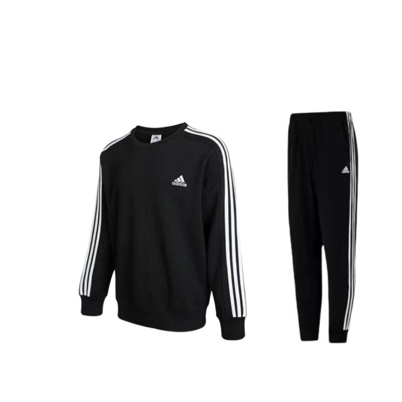 Adidas High Street Letter Logo Embroidered Striped Crew Neck Long Sleeve Top Sports Striped Cuffed Sweatpants Hoodie Set Unisex Set H46105+IC9317 XXL
Adidas High Street Letter Logo Embroidered Striped Crew Neck Long Sleeve Top Sports Striped Cuffed Sweatpants Hoodie Set Unisex Set H46105+IC9317 XXL