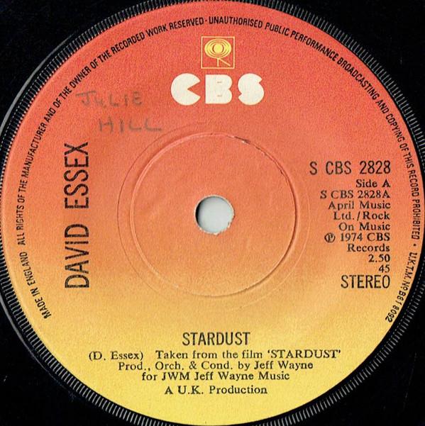 7inch Record DAVID ESSEX - Stardust SCBS2828 CBS 1974 UK Rock Used
7inch Record DAVID ESSEX - Stardust SCBS2828 CBS 1974 UK Rock Used