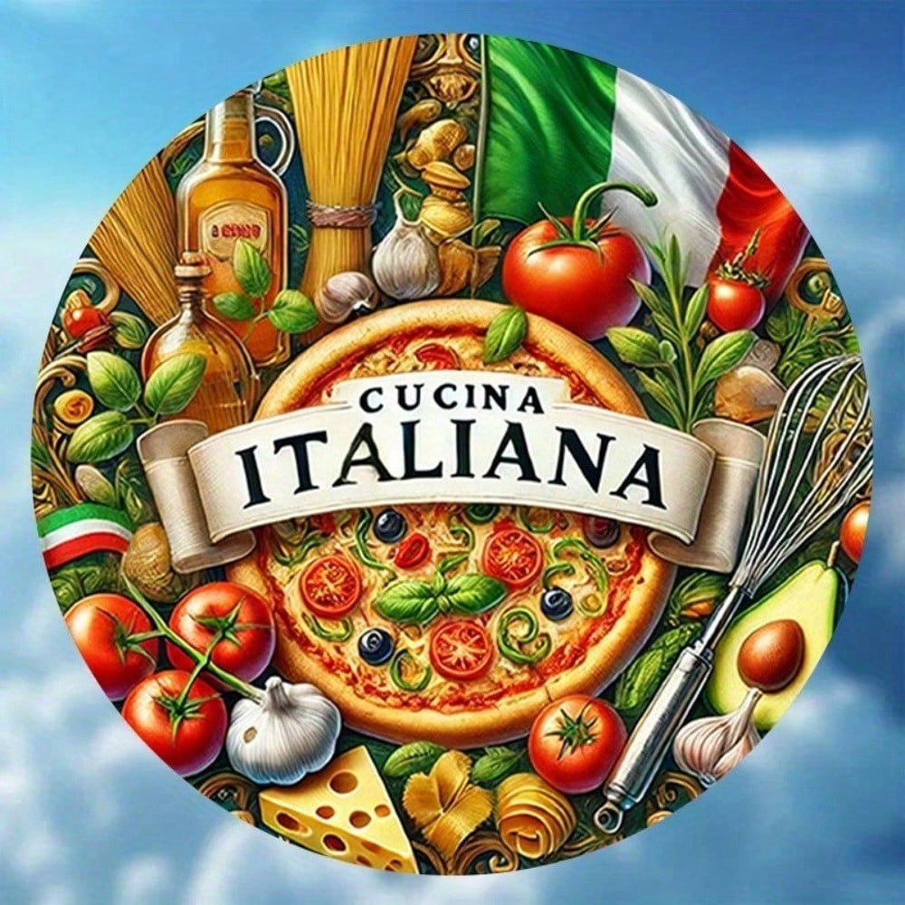 Vintage Metal Pizza Sign 8 Inch Round Retro Tin Art Kitchen Wall Decor 20x20 різнокольоровий
Vintage Metal Pizza Sign 8 Inch Round Retro Tin Art Kitchen Wall Decor 20x20 різнокольоровий
