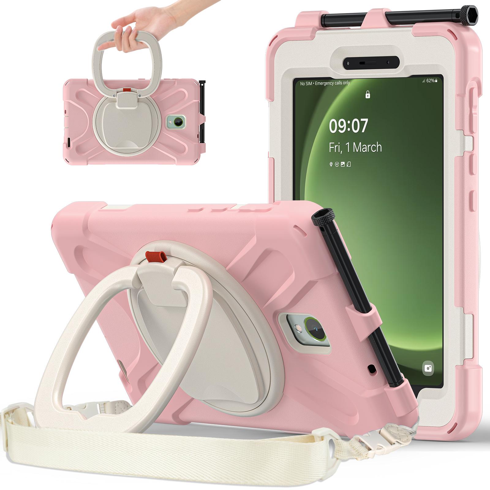 Для Samsung Galaxy Tab Active5 SM-X300 Чехол Подставка Противоударный Чехол для Планшета с Плечевым Ремнем Pink
Для Samsung Galaxy Tab Active5 SM-X300 Чехол Подставка Противоударный Чехол для Планшета с Плечевым Ремнем Pink