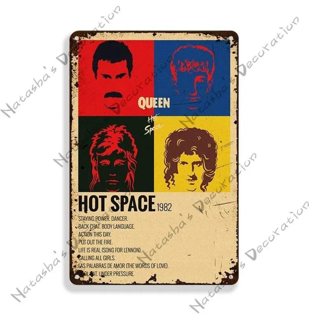 Металева табличка Queen Rock Band, Вінтажний музичний плакат 30x20см
Металева табличка Queen Rock Band, Вінтажний музичний плакат 30x20см