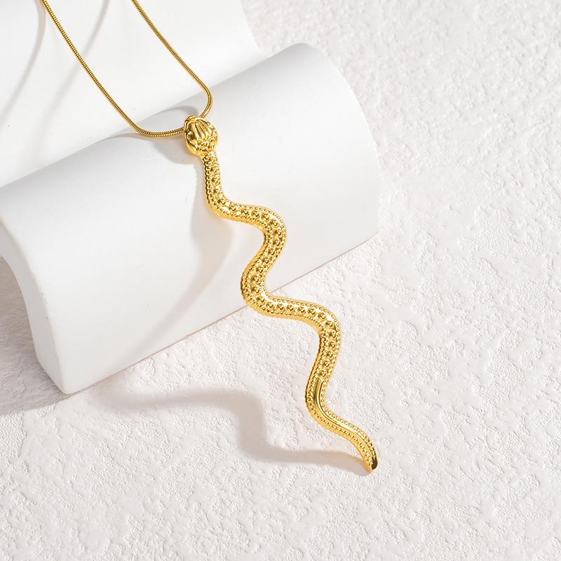 Stainless Steel Snake Pendant Necklace - Women s Hip Hop Style Jewelry
Stainless Steel Snake Pendant Necklace - Women s Hip Hop Style Jewelry