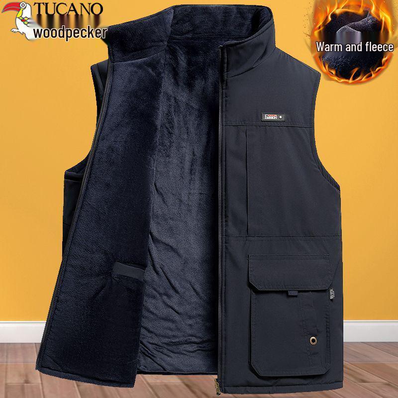 Woodpecker Men s Fleece-Lined Thick Vest for Autumn & Winter - Middle-Aged & Elderly 185/100A for 125-145 lbs
Woodpecker Men s Fleece-Lined Thick Vest for Autumn & Winter - Middle-Aged & Elderly 185/100A for 125-145 lbs
