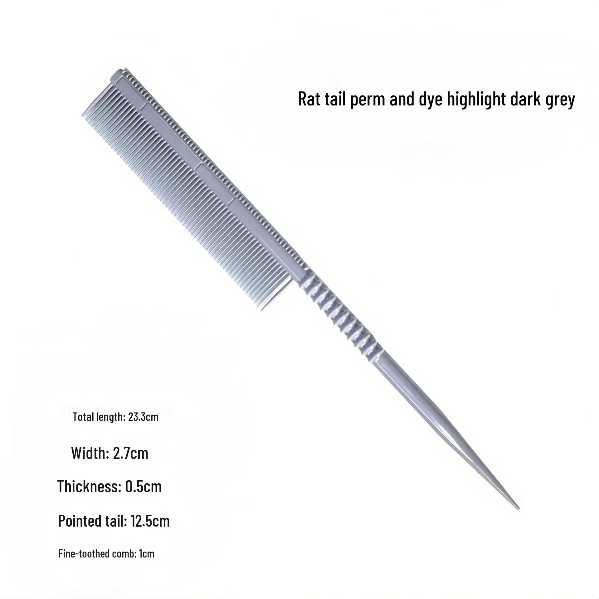 Women s Double-Sided Rat Tail Comb for Highlighting and Updos - Heat-Resistant Hair Grooming Tool
Women s Double-Sided Rat Tail Comb for Highlighting and Updos - Heat-Resistant Hair Grooming Tool