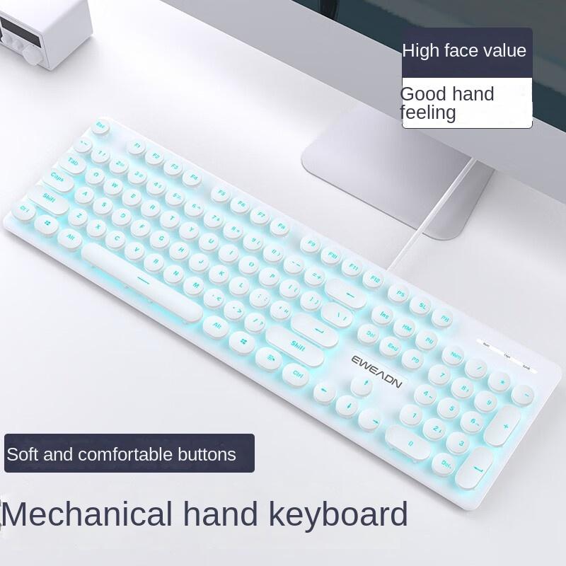 Клавиатура ZXC True Mechanical Feel, проводное отключение звука, настольный компьютер, ноутбук, офисная игра, клавиатура и мышь
Клавиатура ZXC True Mechanical Feel, проводное отключение звука, настольный компьютер, ноутбук, офисная игра, клавиатура и мышь