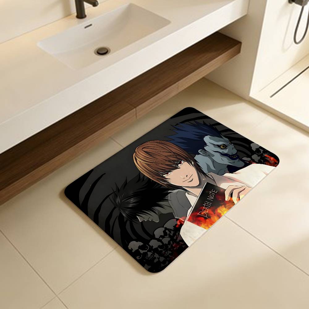 Classic Anime D-Death N-Note Bathroom Mat Anti-slip Absorb Water Long Strip Cushion Bedroon Mat Welcome Doormat 40x60cm
Classic Anime D-Death N-Note Bathroom Mat Anti-slip Absorb Water Long Strip Cushion Bedroon Mat Welcome Doormat 40x60cm