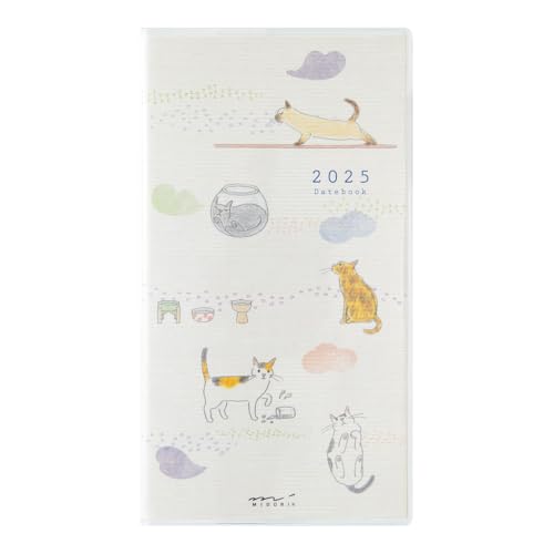 Midori Pocket Diary 2025 Тонкий ежемесячный рисунок кошки 22298006 (Начало в январе 2025 г.)
Midori Pocket Diary 2025 Тонкий ежемесячный рисунок кошки 22298006 (Начало в январе 2025 г.)